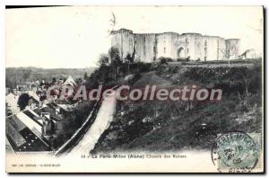Old Postcard La Ferte Milon Aisne Chemin des Ruins