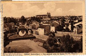 CPA NÉRAC - Vue générale prise du Gaujac (638722)