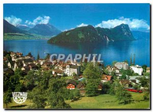 Modern Postcard Vitznau am Vierwaldstattersee