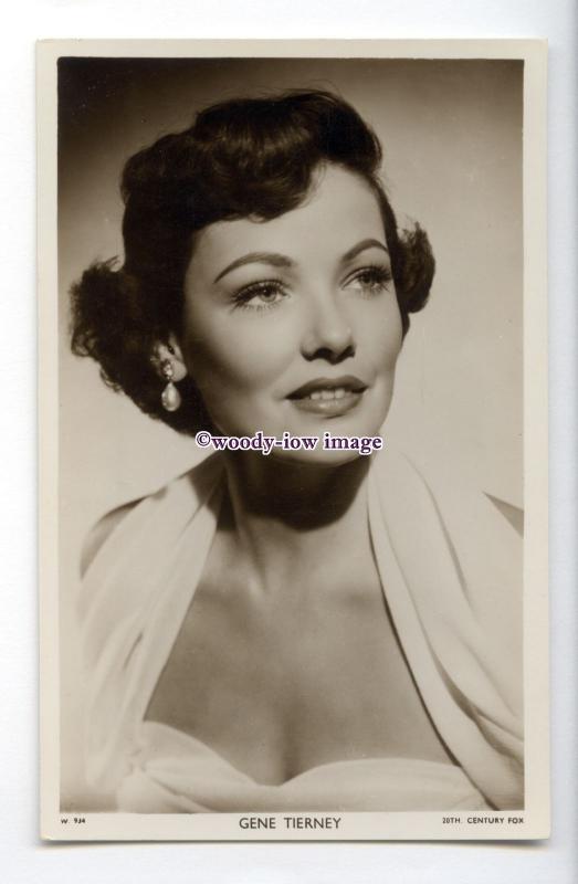 b5738 - Film Actress - Gene Tierney - Picturegoer No.W.934 - postcard