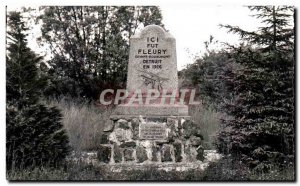 Old Postcard Verdun battlefield monument Fleury Douaumont Army