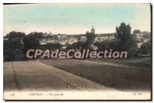 Postcard Old Vouvray Vue Generale