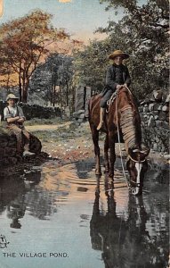 Village Pond Horse 1912 