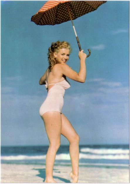 MARILYN MONROE BEAUTY IN A SWIMSUIT SALUTE (1) RARE 5X7