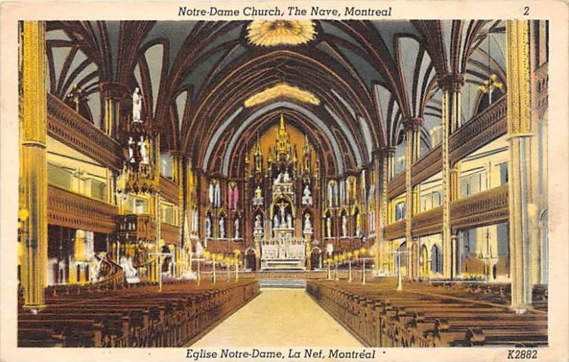 Notre-Dame Church, The Nave, Montreal