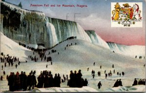 Vtg Niagara Falls New York NY American Fall and Ice Mountain 1910s Postcard