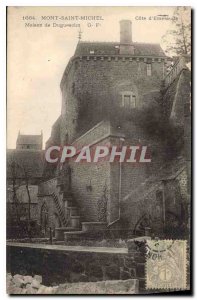 Old Postcard Mont Saint Michel House Duguesclin