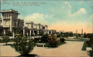 Havana Cuba Presidents Avenue Made in USA c1910 Postcard