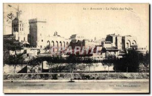 Old Postcard Avignon Palace of the Popes