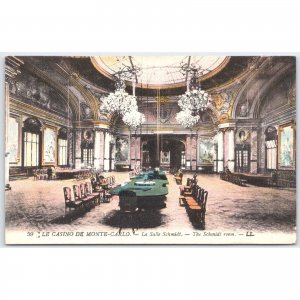 Postcard Le Casino de Monte-Carlo La Salle Schmidt Monaco