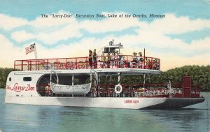 Excursion Boat, Larry-Don, Lake of the Ozarks, Missouri, Curteich