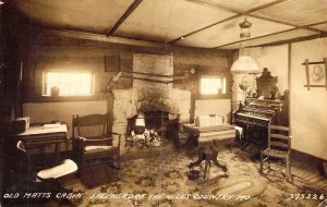 RPPC, Old Matts Cabin, Shepherd of The Hills, Branson MO,Old Post Card