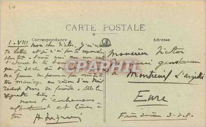 Old Postcard Autun to Mountain Montjeu