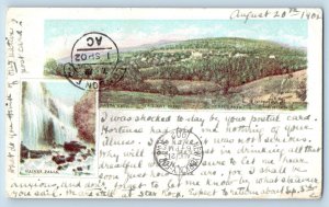 Tannersville New York Postcard Santa Cruz Twilight Park Multiview 1902 Vintage