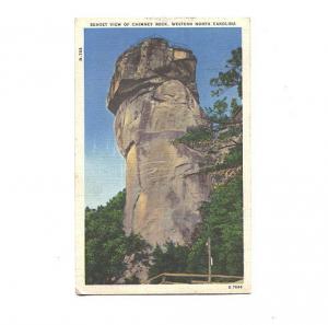 Sunset View, Chimney Rock, North Carolina, Used 1949