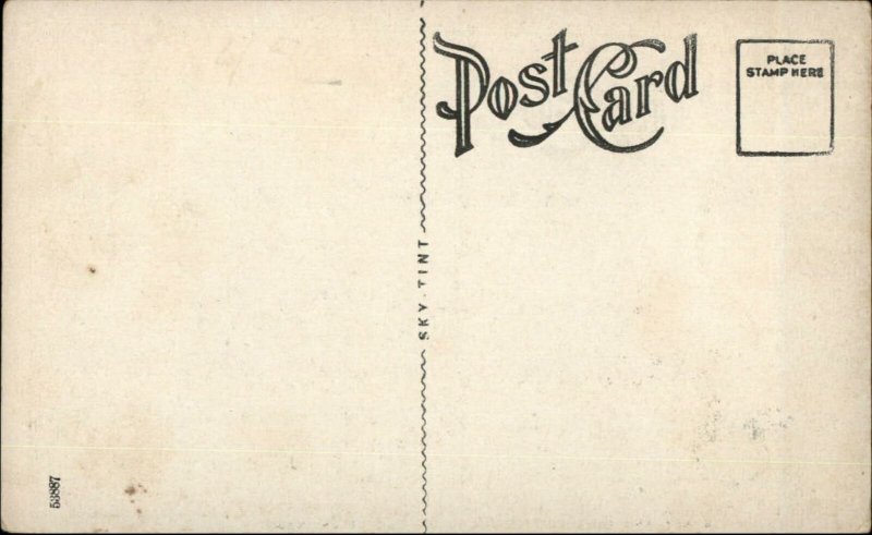 Templeton MA Library & Church c1915 Postcard