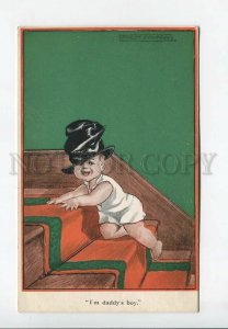 3182469 COMIC Boy in TOP HAT by SPURGIN Vintage PC