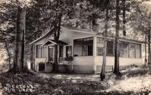 Sextons Mill Lake Cabin Exterior View Real Photo Postcard J60555