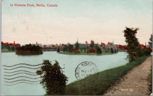 Berlin Ontario in Victoria Park c1909 Postcard G96