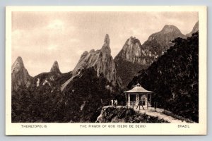 1939 New York World's Fair Brazil Postcard Finger of God Dedo de Deus