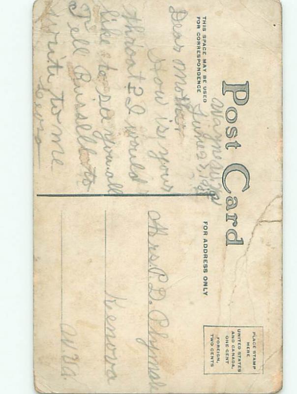 Divided-Back PRETTY WOMAN Risque Interest Postcard AA8101