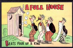 A Full House Beats Four of a Kind,Outhouse,Comic