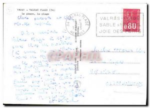 Postcard Modern Valras Beach Lighthouse Beach