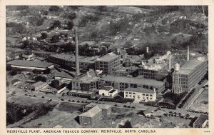 J92/ Reidsville North Carolina Postcard c1930s American Tobacco Company 370