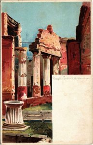 CPA Pompei Interno di casa ITALY (802922)