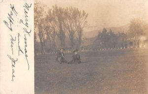 Salt Lake City Utah Park Garvanza California Postal Used Real Photo PC AA37940