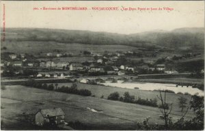 CPA VOUJAUCOURT Les Deux Ponts et Haut du Village - Montbeliard Env. (1115675)