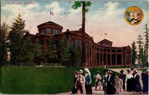 Forestry Building World's Fair 1909 Alaska Yukon Pacific Expo Postcard C05