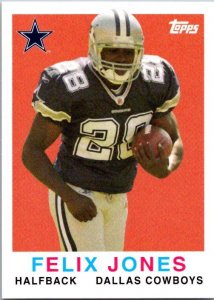 2008 Topps Football Card Felix Jones Dallas Cowboys sk20784