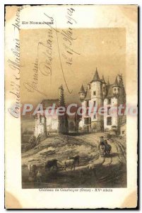 Postcard Old Chateau De Courboyer