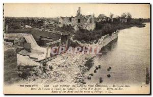 Postcard Ancient Ruins Of The Great War Militaria Berry au Bac