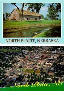 2~4X6 Postcards North Platte, NE Nebraska  BUFFALO BILL'S SCOUT'S REST RANCH +