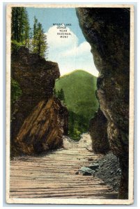 c1910 Scenic View Mystic Lake Gorge Bozeman Montana MT Vintage Unposted Postcard