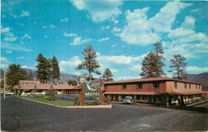 Durango Colorado 1950s Silver Spur Motel Restaurant Lodge Postcard 5110