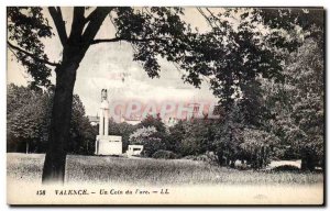 Old Postcard Valencia on Rhone A corner of the park