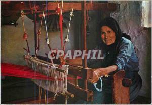 Crete Postcard Modern Life a la Campagne (Weaving the Metier Weaver)