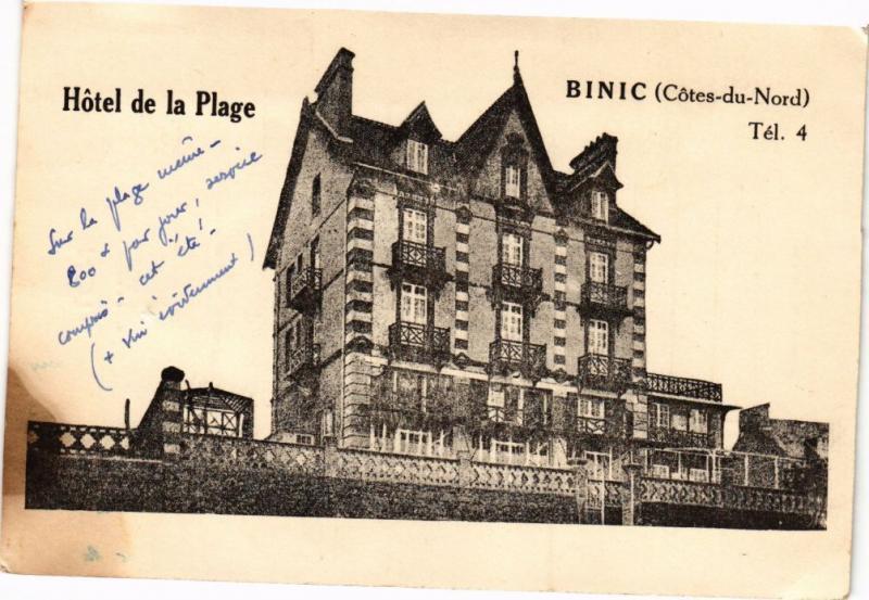 CPA BINIC - Hoel de la Plage (230515)