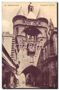 Postcard Old Bordeaux the Grosse Cloche