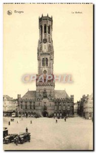 Old Postcard Bruges The Belfry