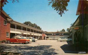 1950s Downtown Hotel Courts MOBILE ALABAMA HS CROCKER postcard 12439