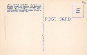 Marshall College, Huntington, WV