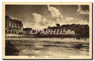 Old Postcard Granville Casino and Normandy