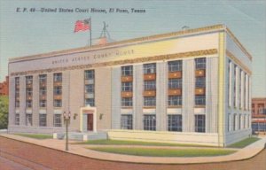 Texas El Paso Court House Curteich