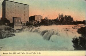 Sioux Falls SD South Dakota Queen Bee Mill c1910 Postcard