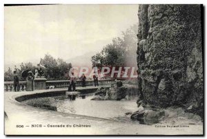 Old Postcard Nice Cascade du Chateau