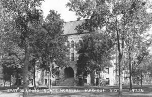 Madison South Dakota State Normal School East Building Real Photo PC J46581